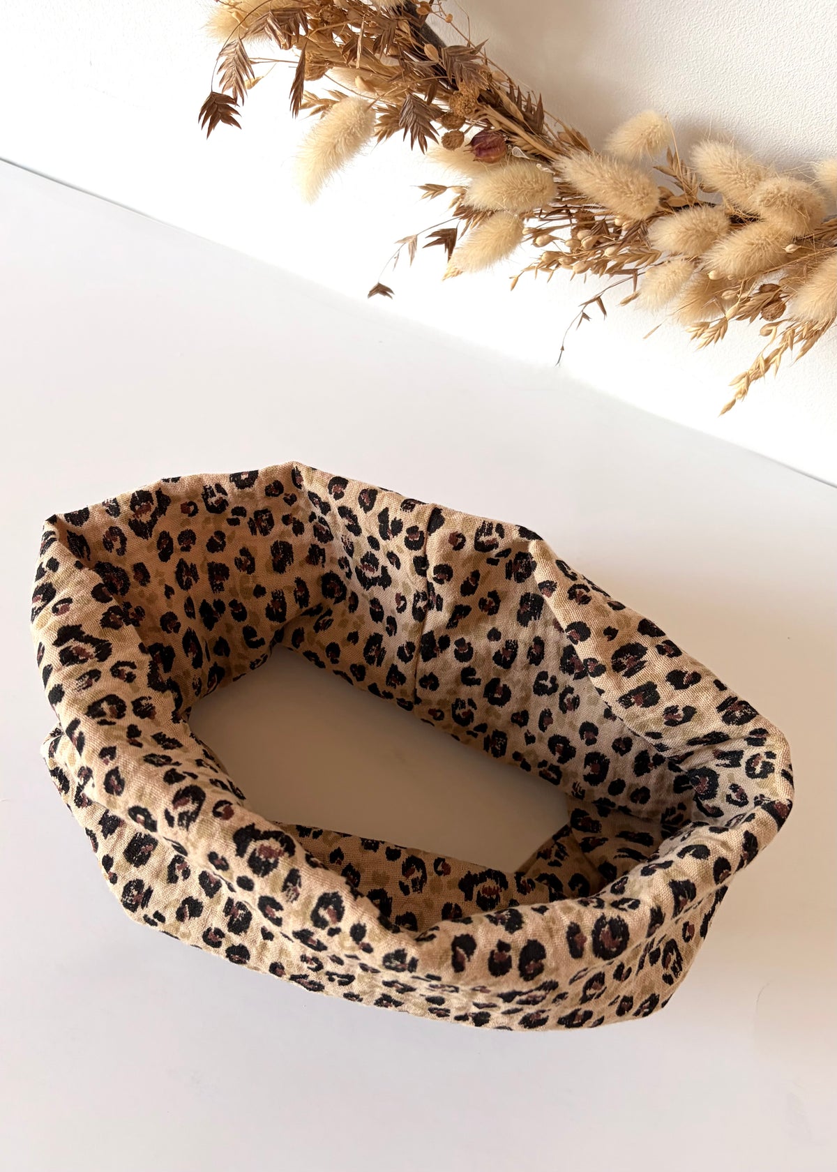 Snood enfant Léopard demi-saison