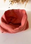 Tour de cou enfant terracotta demi-saison