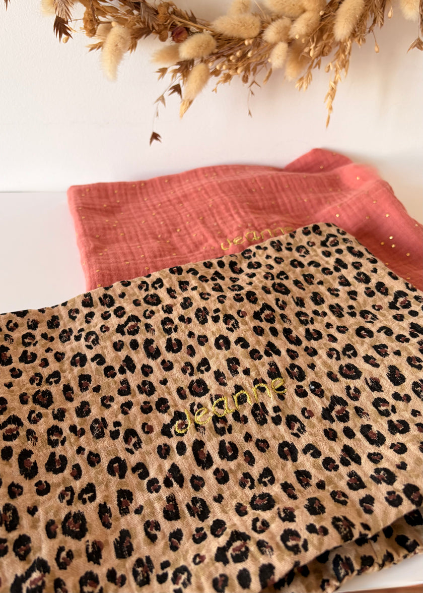 Snood enfant Léopard demi-saison