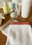 Lot de 2 gants de toilette assortis ( Rosie/Terracotta )
