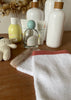 Lot de 2 gants de toilette assortis ( Rosie/Terracotta )