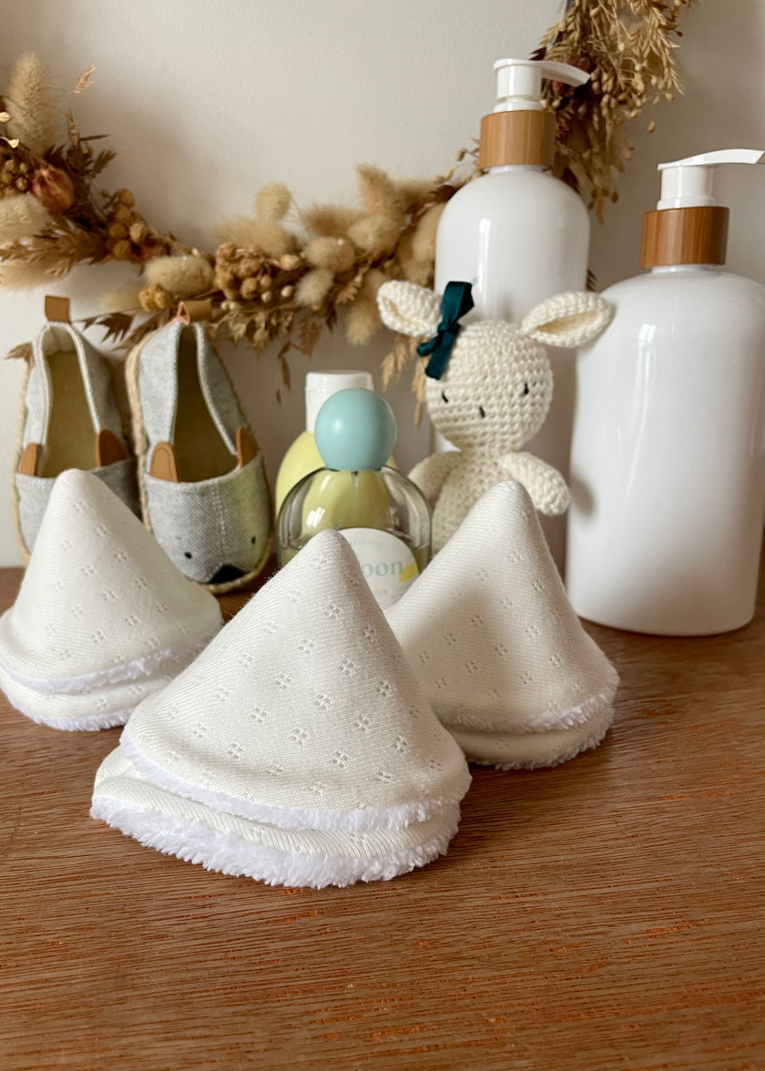 Lot de 6 tipis blanc contre les pipis bébé garçon