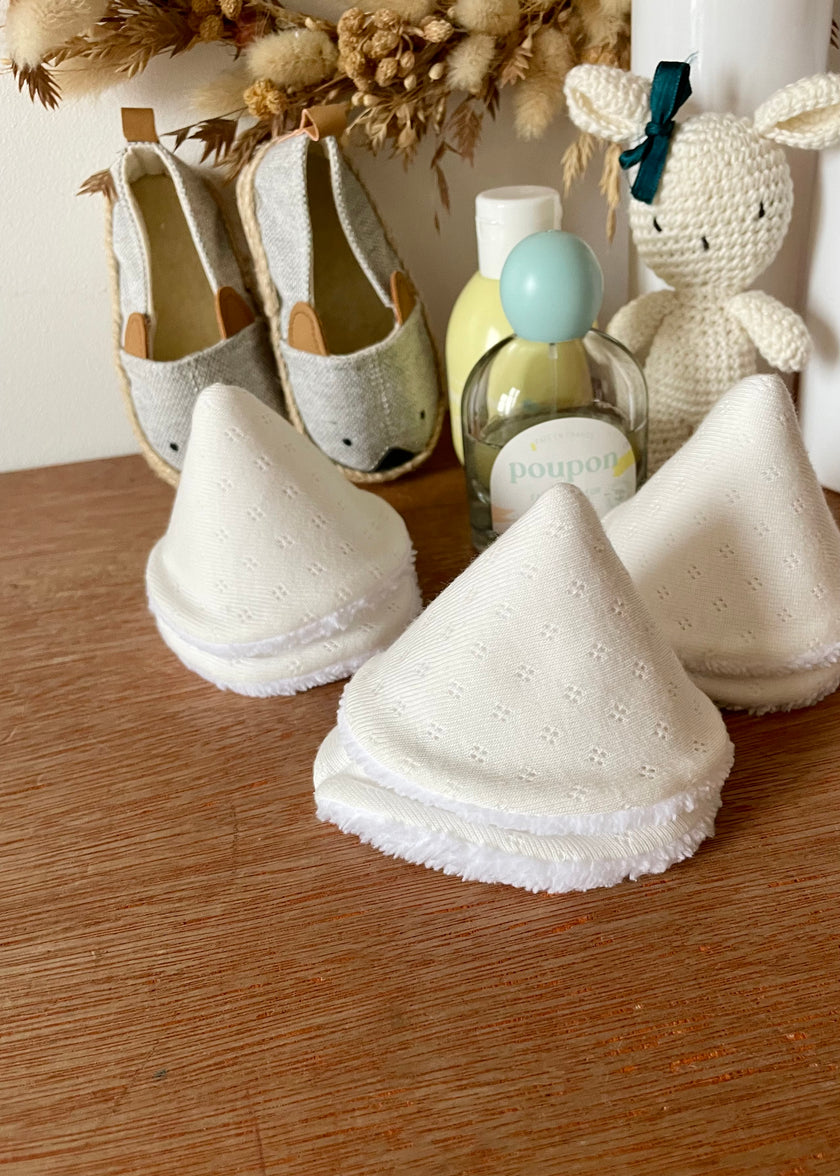 Lot de 6 tipis blanc contre les pipis bébé garçon