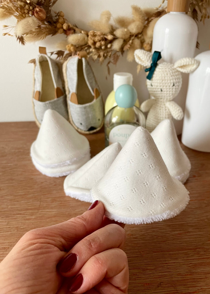 Lot de 6 tipis blanc contre les pipis bébé garçon