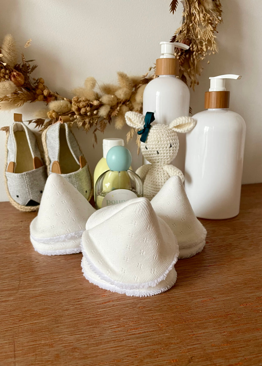 Lot de 6 tipis blanc contre les pipis bébé garçon