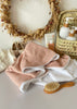 Serviette bébé à capuche rose