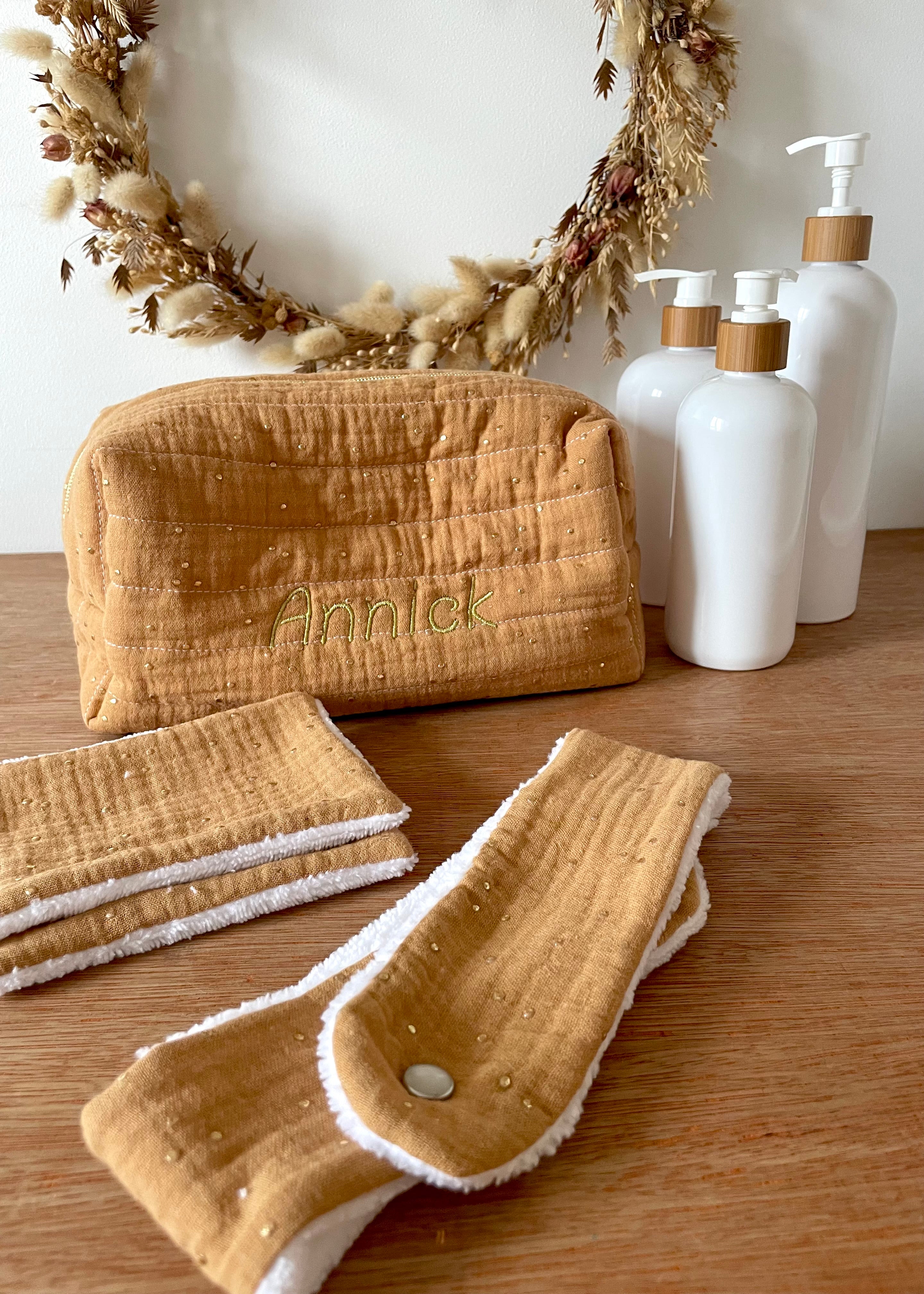 Coffret beauté camel - Je prends soin de moi