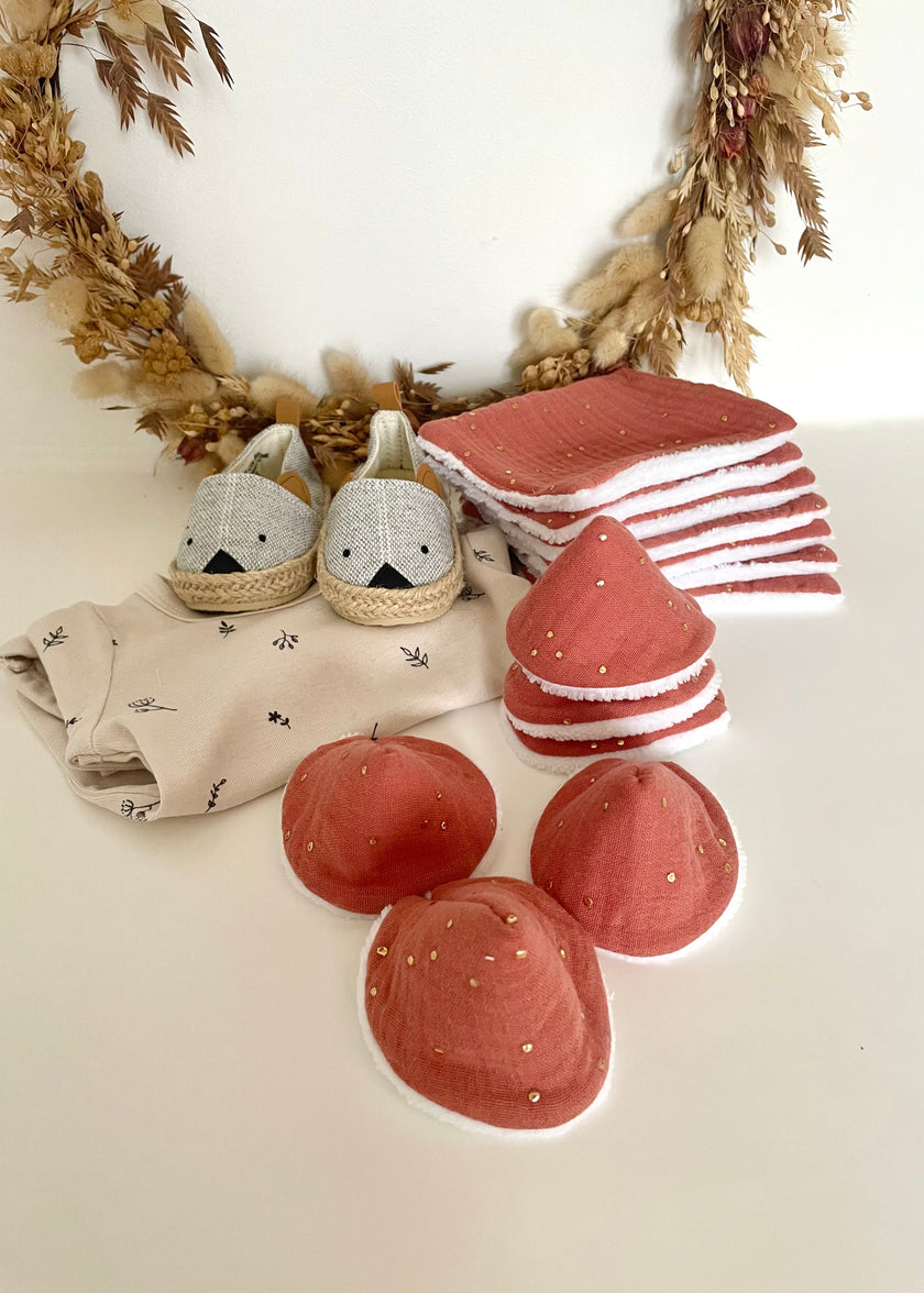 Protection contre pipi - Tipis à pipi terracotta