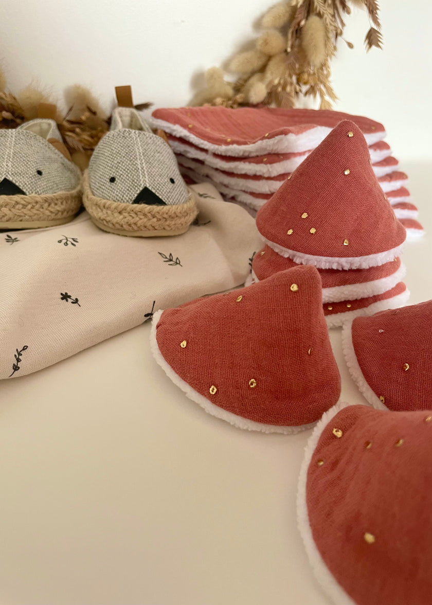 Protection contre pipi - Tipis à pipi terracotta