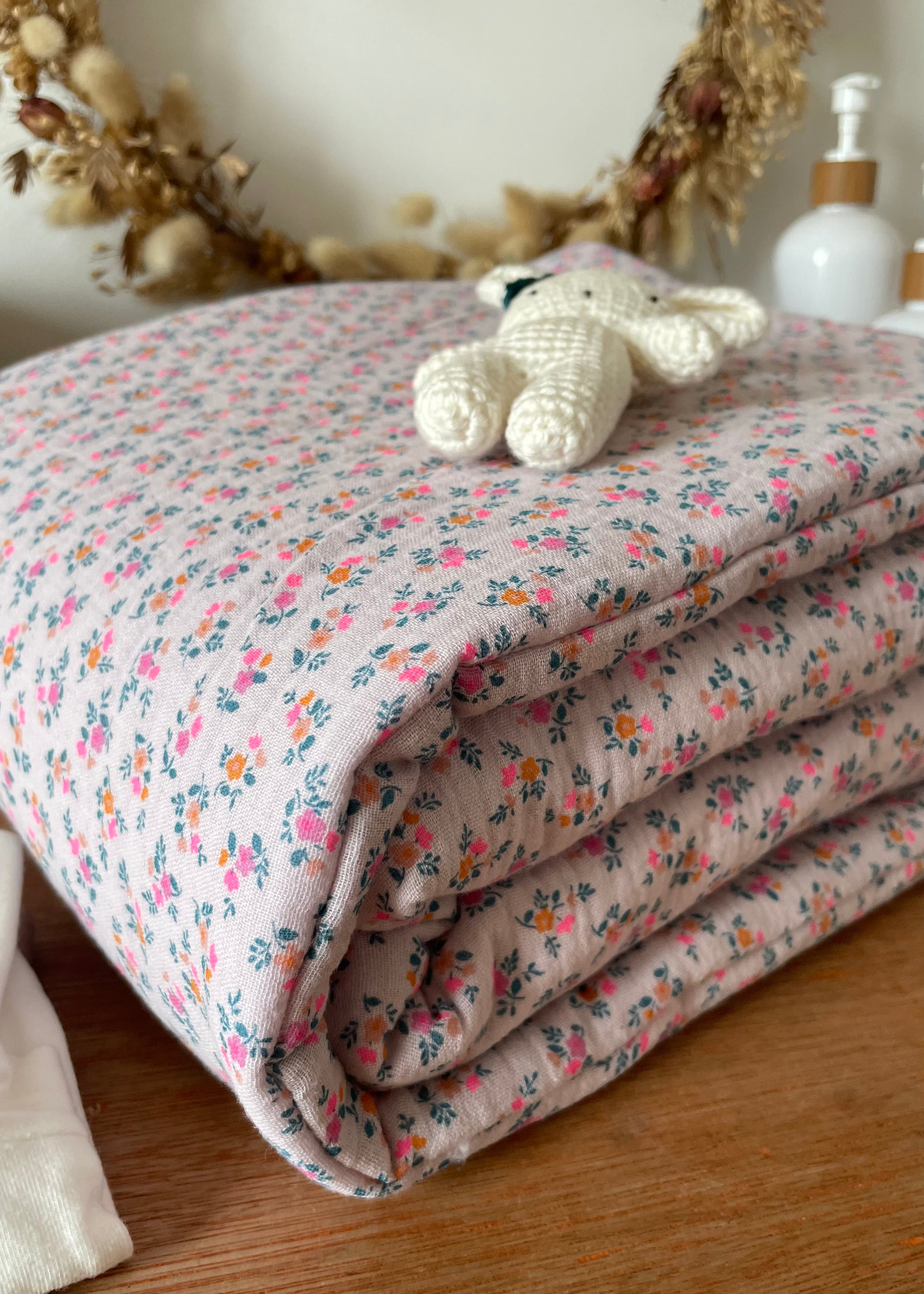 Couverture summer rose