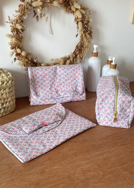 Matelas à langer nomade summer rose