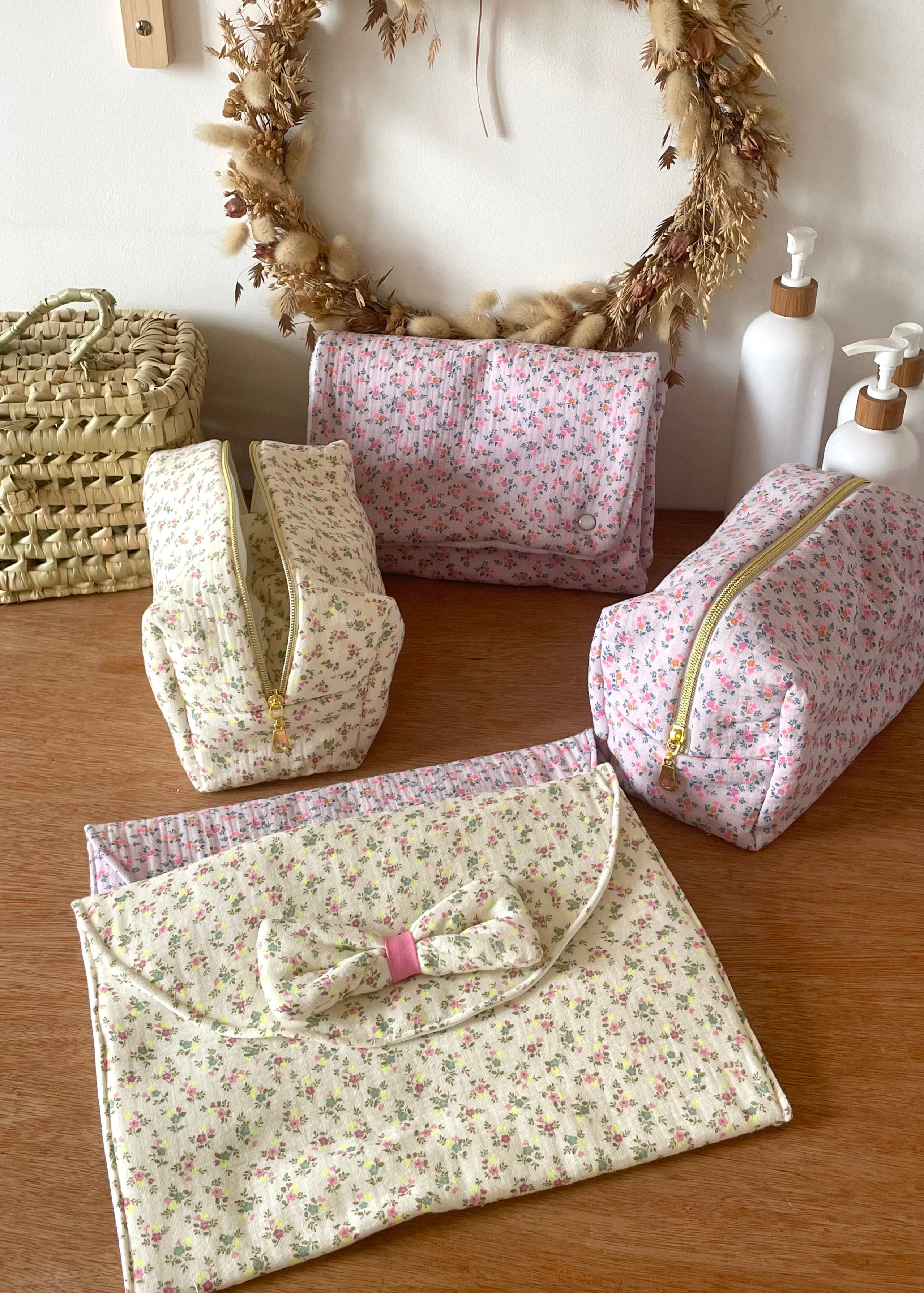 Pochette à couches summer beige