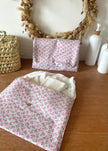 Pochette à couches summer rose