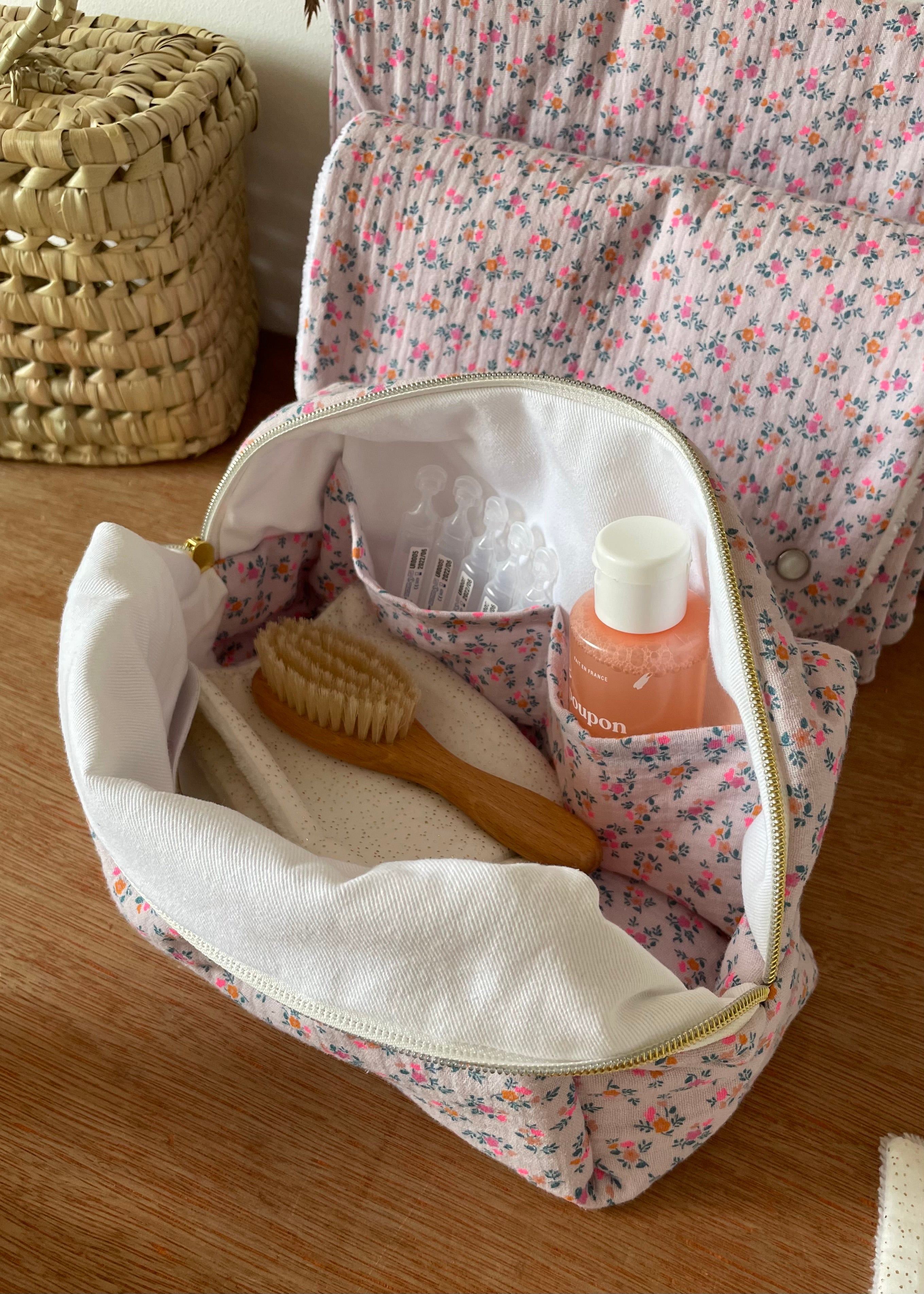 Trousse de toilette summer rose