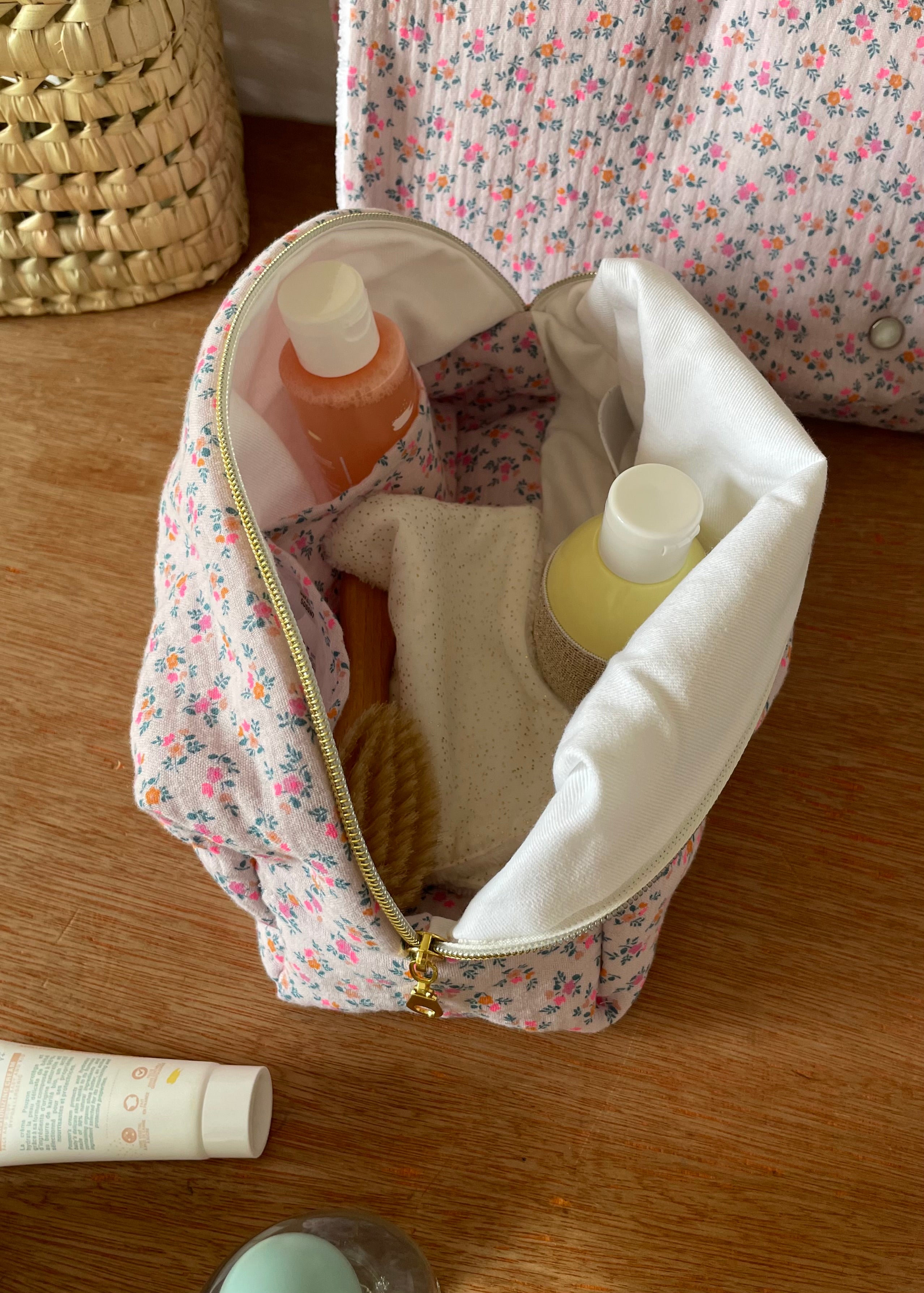 Trousse de toilette summer rose
