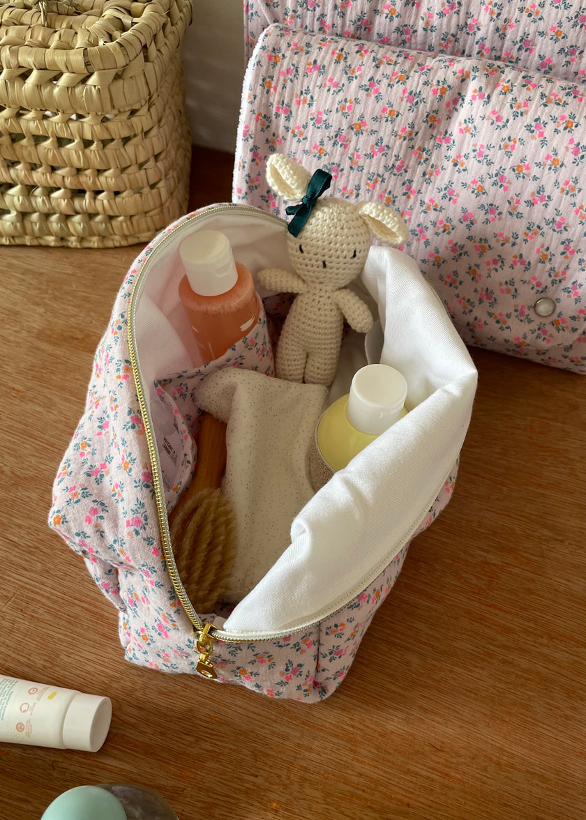 Trousse de toilette summer rose