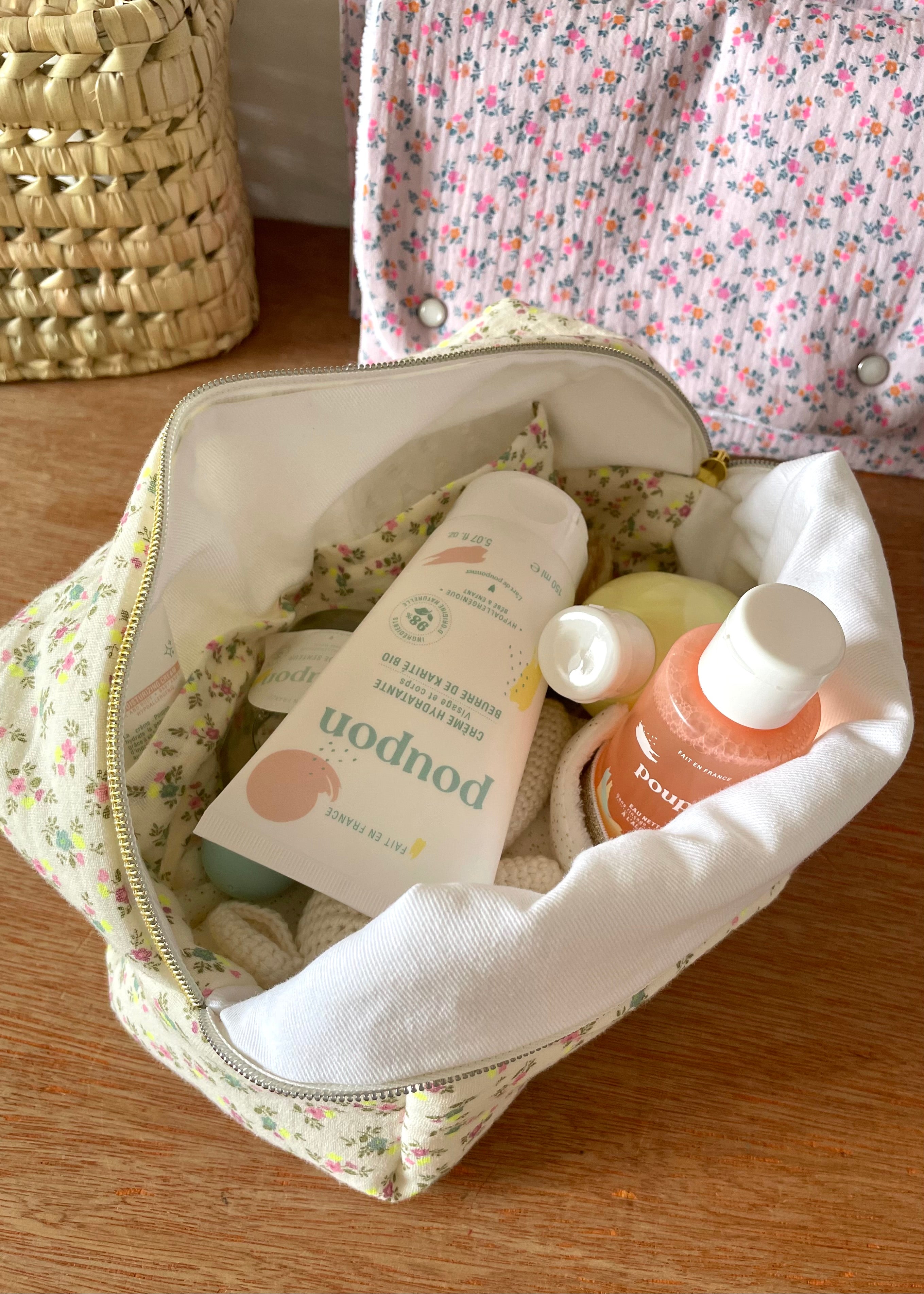 Trousse de toilette summer beige