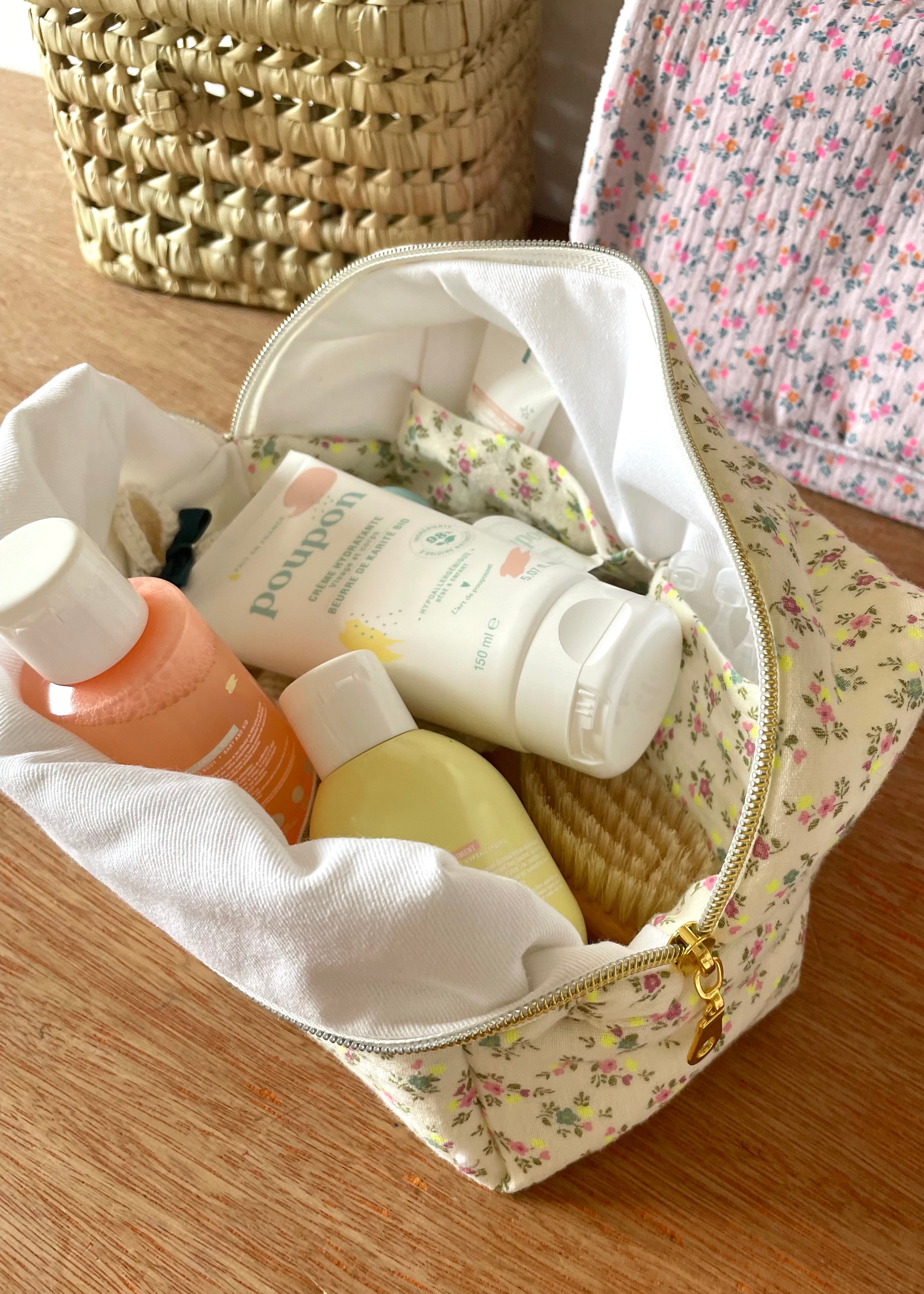 Trousse de toilette summer beige