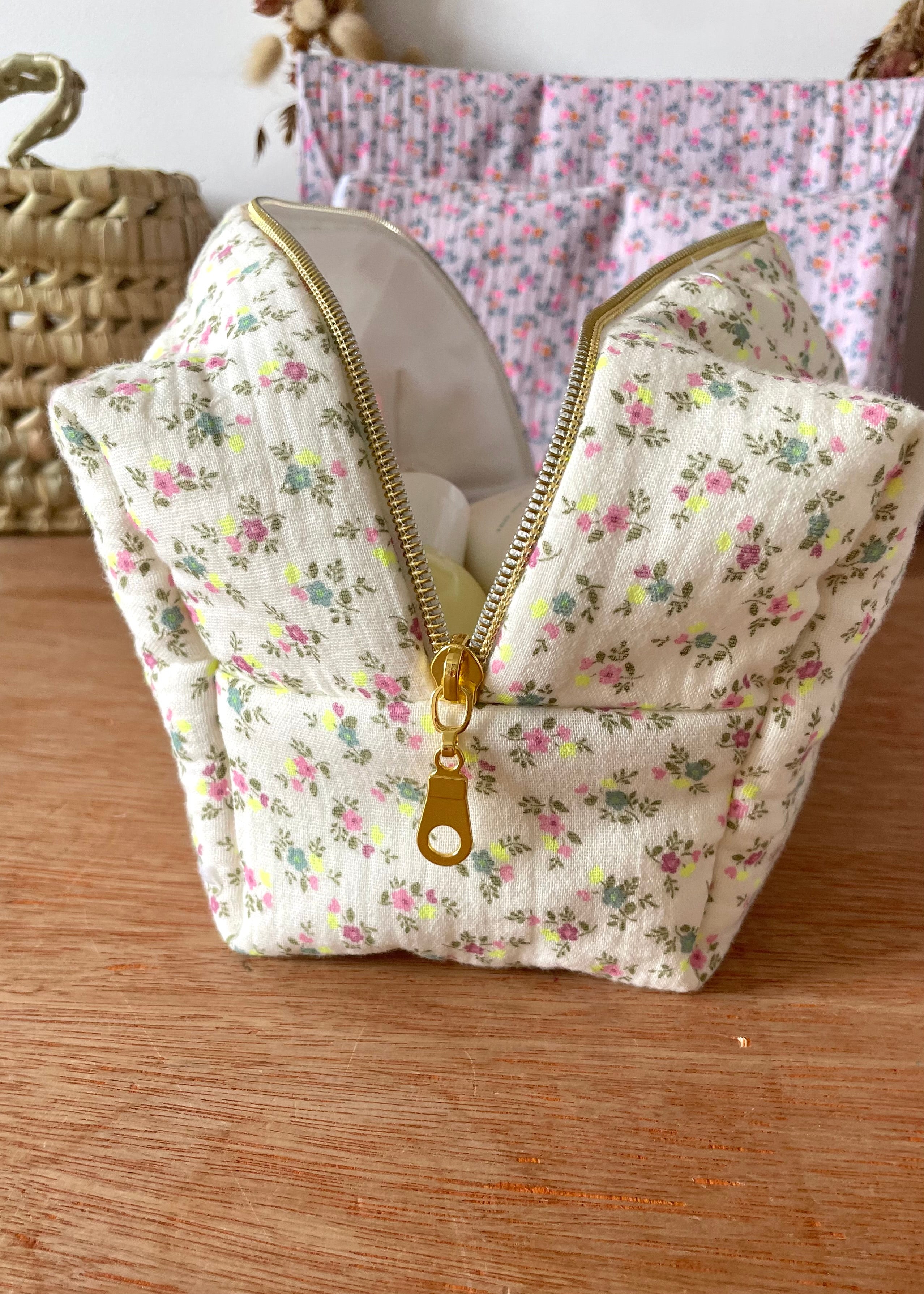 Trousse de toilette summer beige