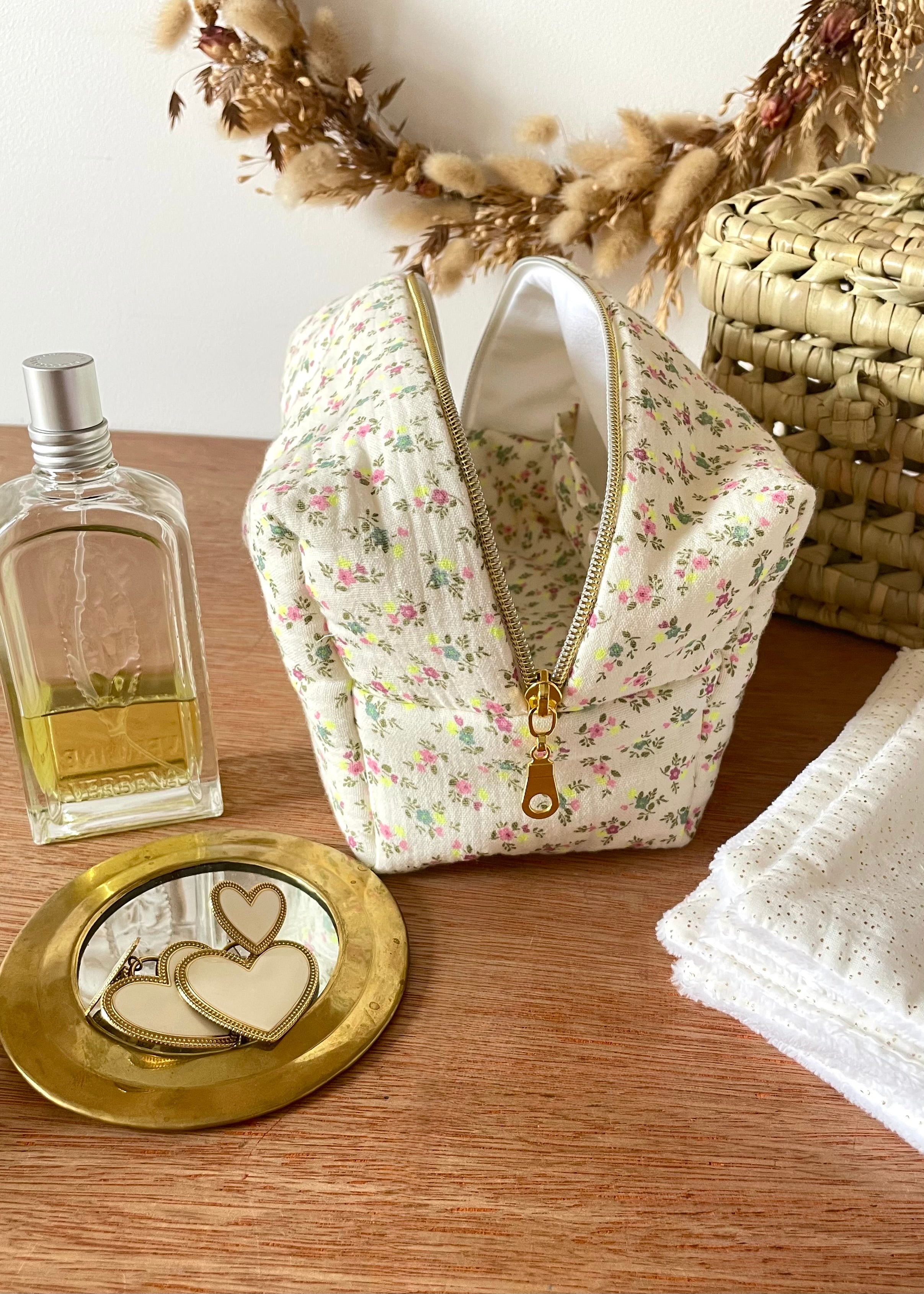 Trousse de toilette summer beige