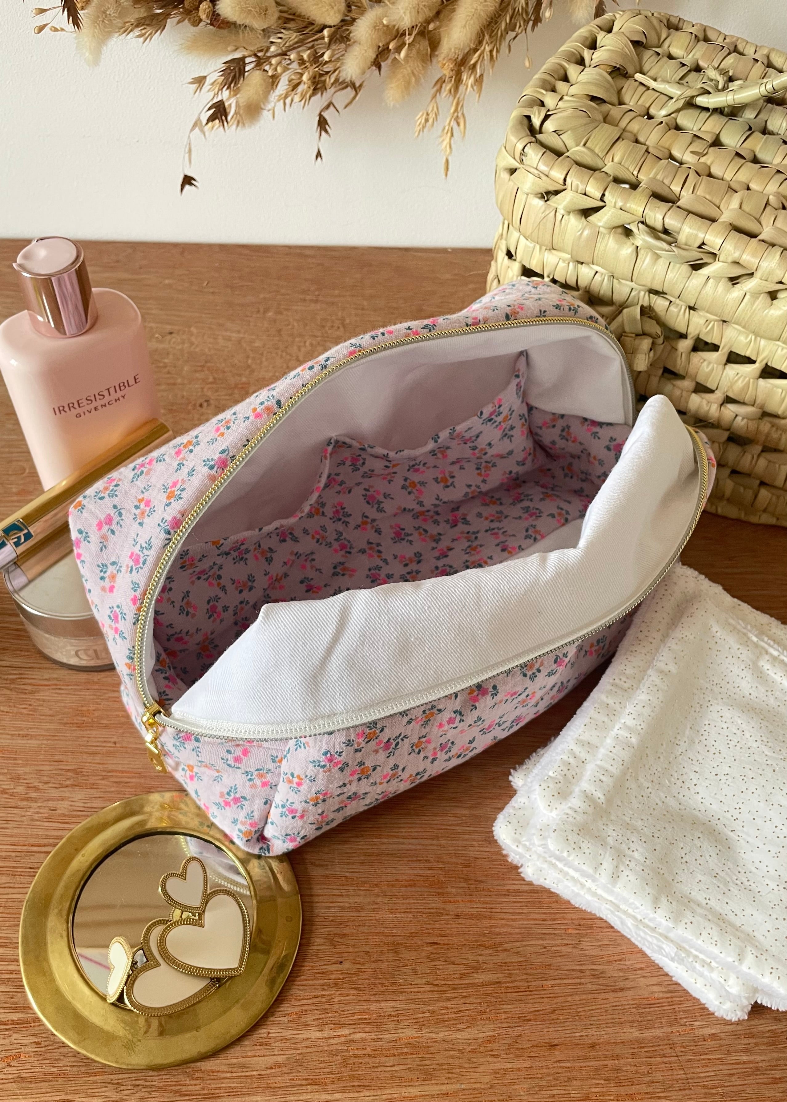 Trousse de toilette summer rose