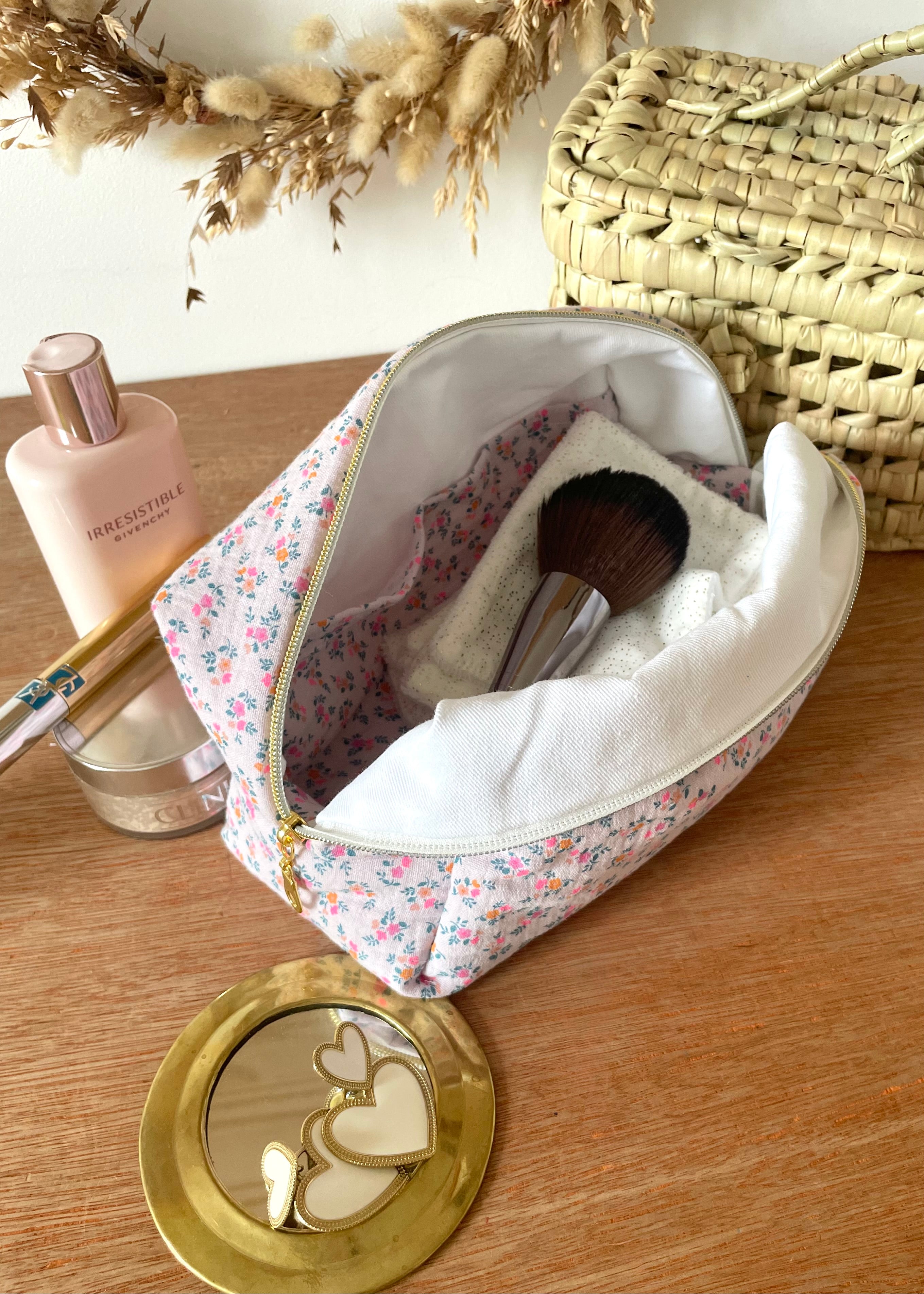 Trousse de toilette summer rose