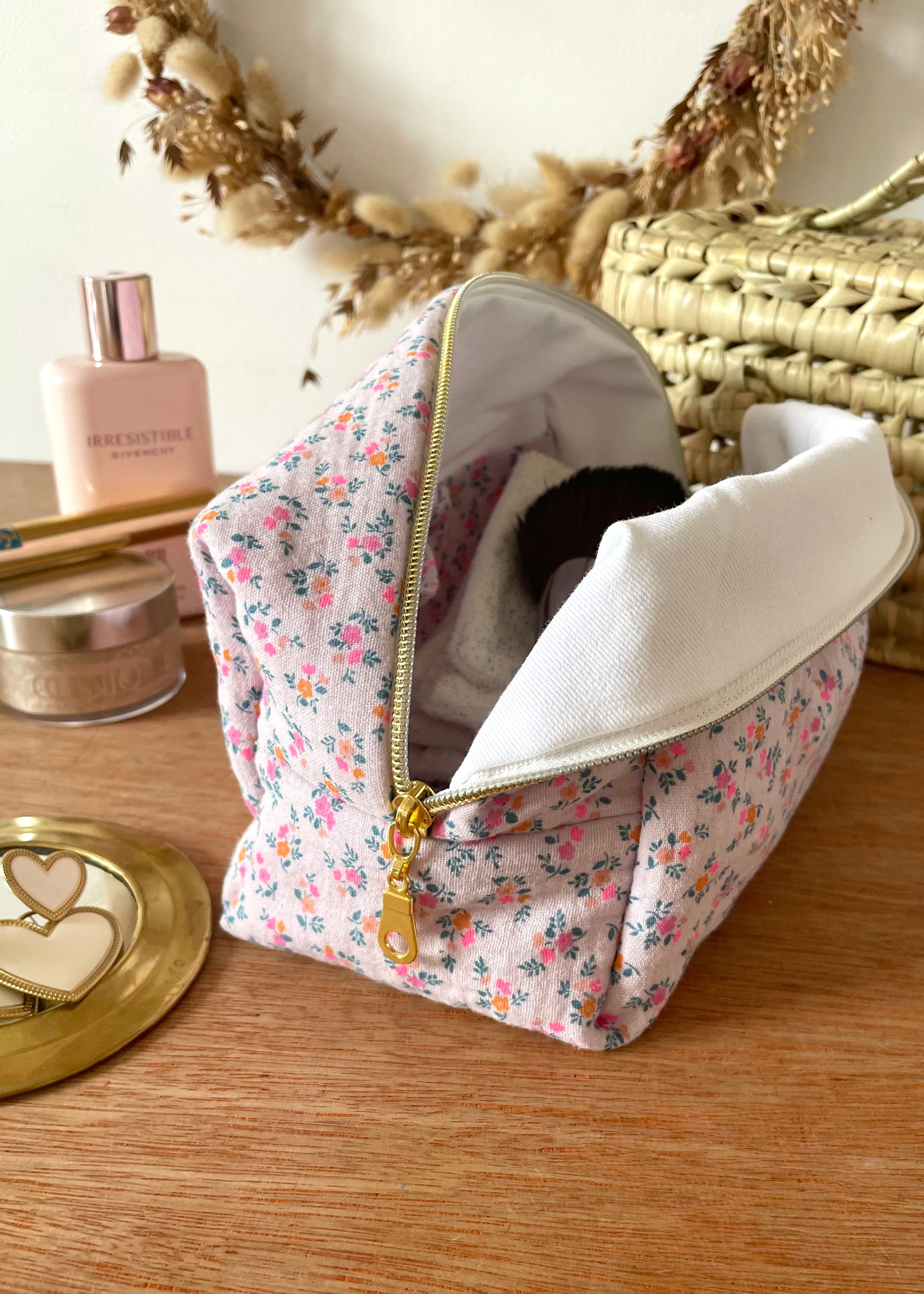 Trousse de toilette summer rose