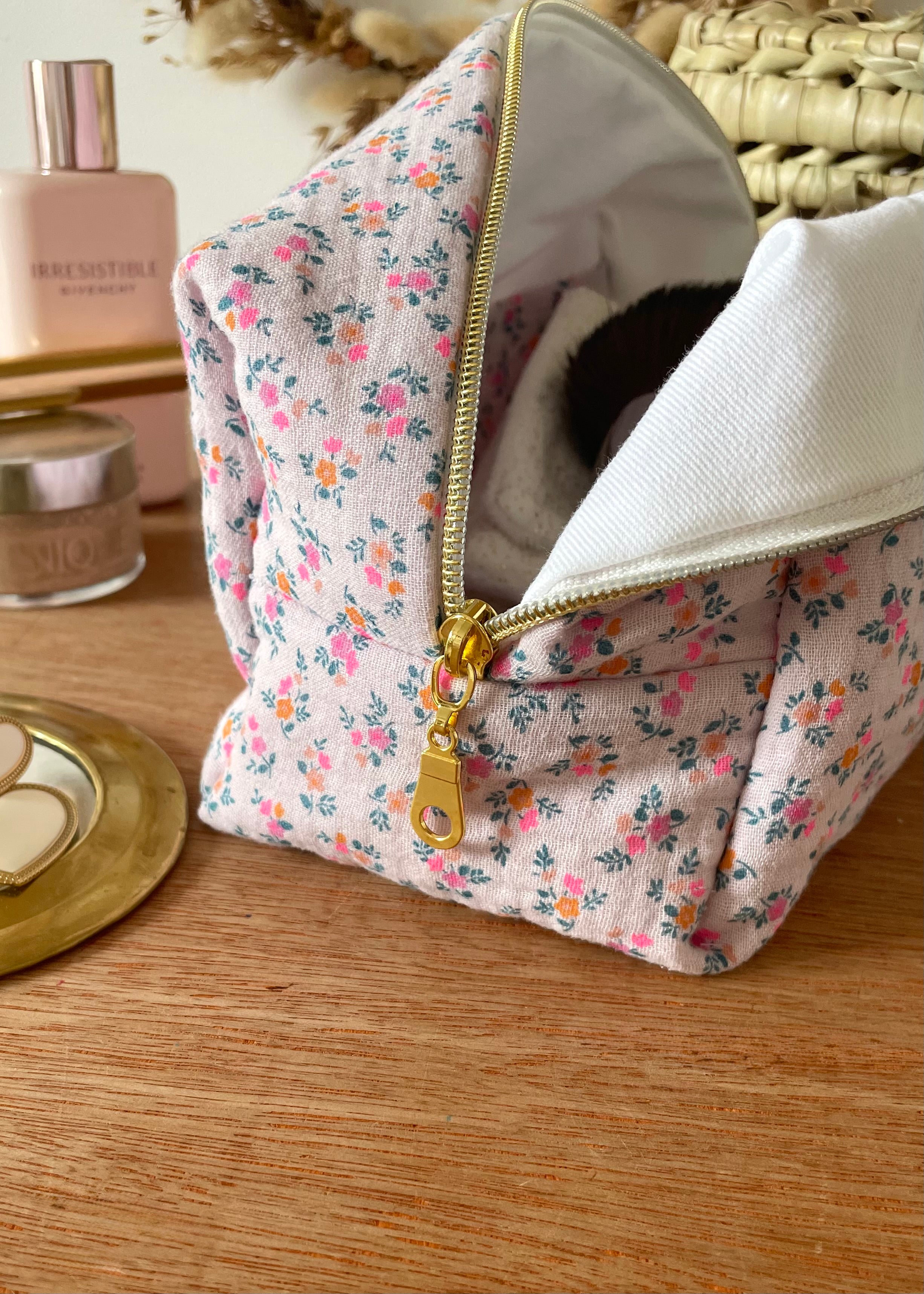 Trousse de toilette summer rose