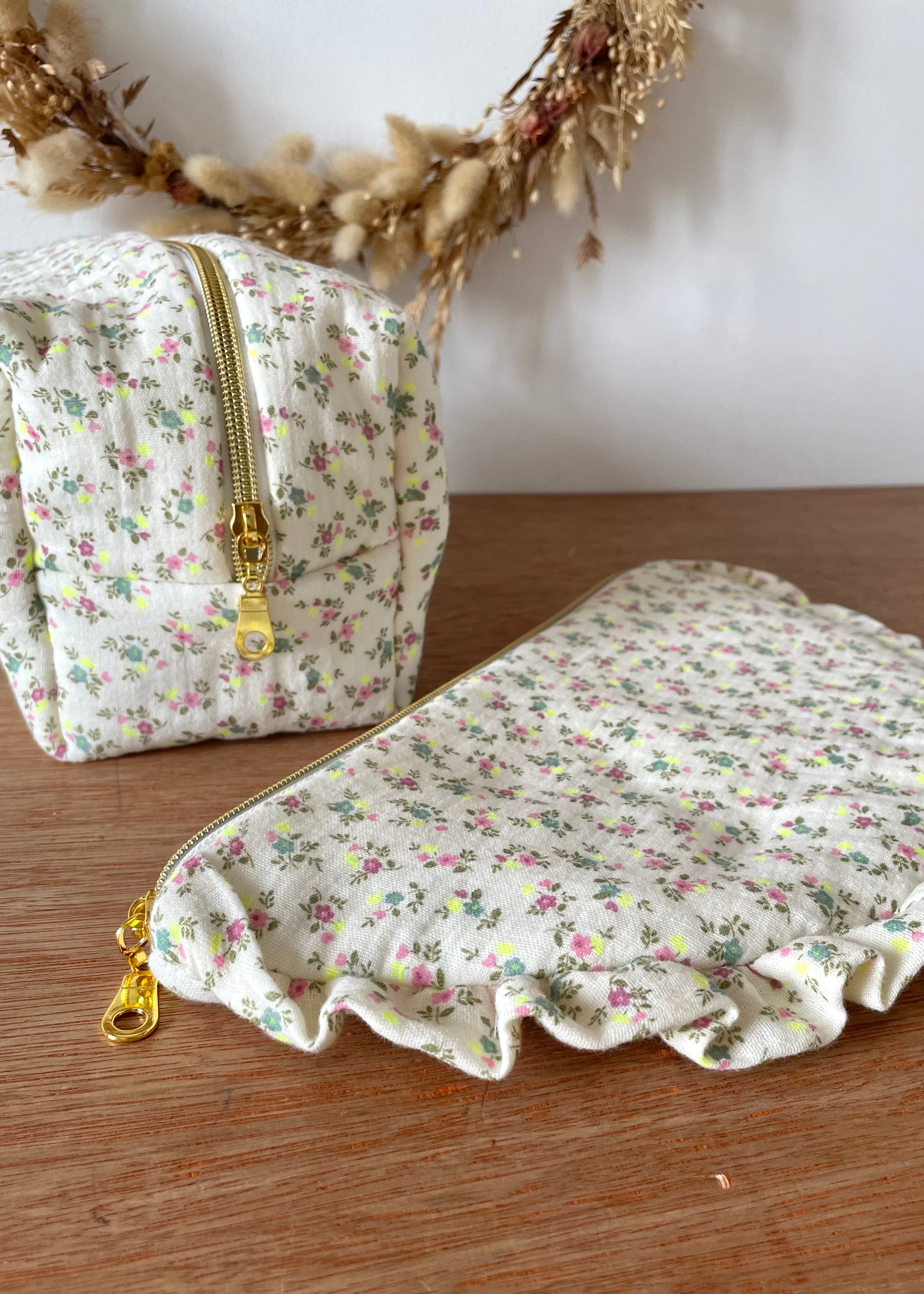 Trousse de toilette summer beige
