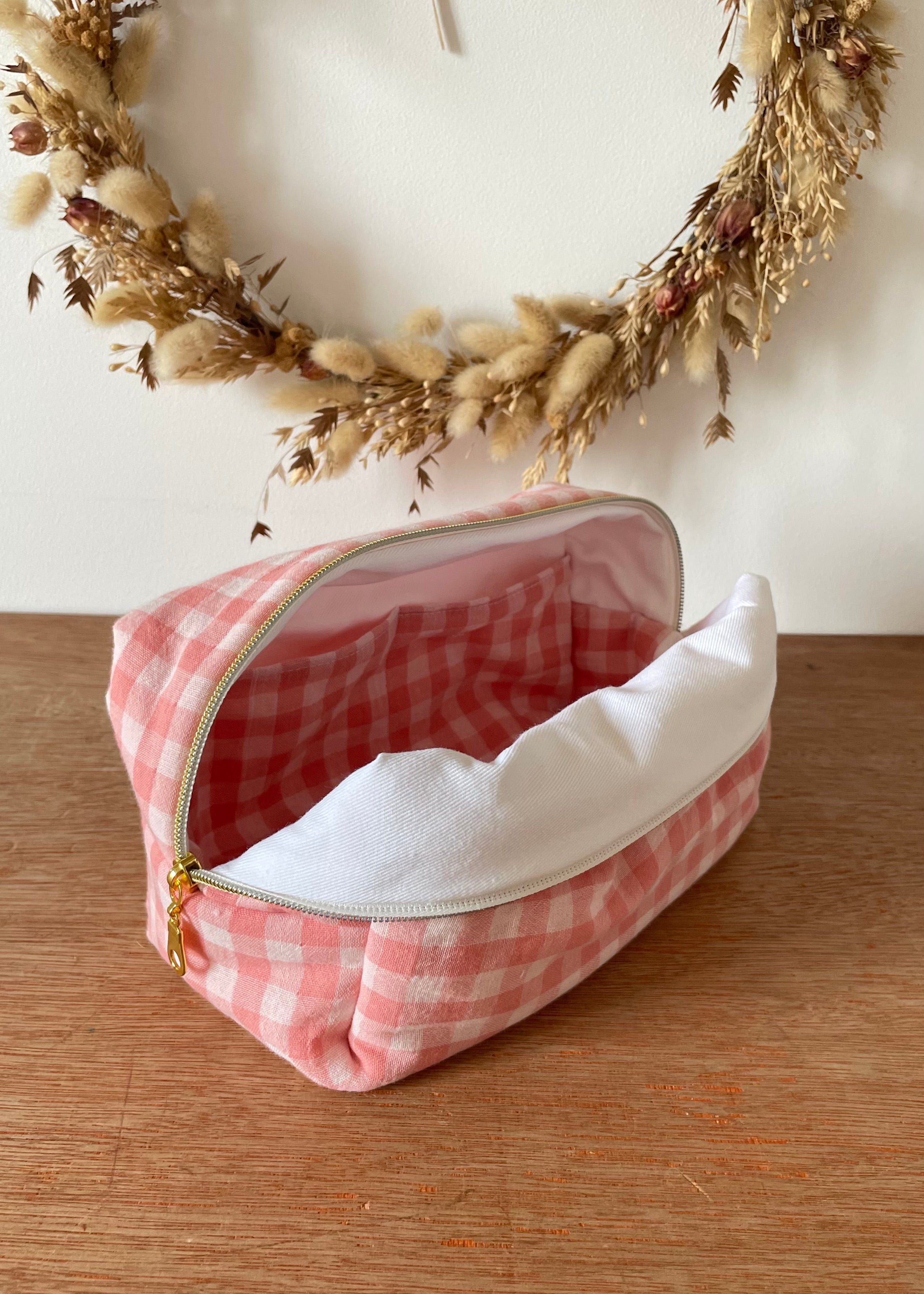 Trousse de toilette vichy