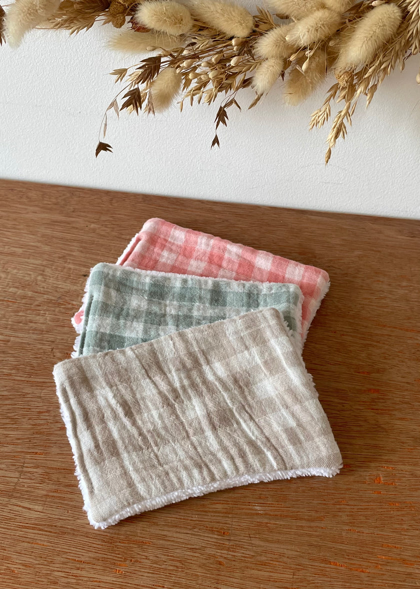 Panier de rangement vichy