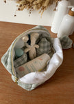 Trousse de toilette Vichy vert