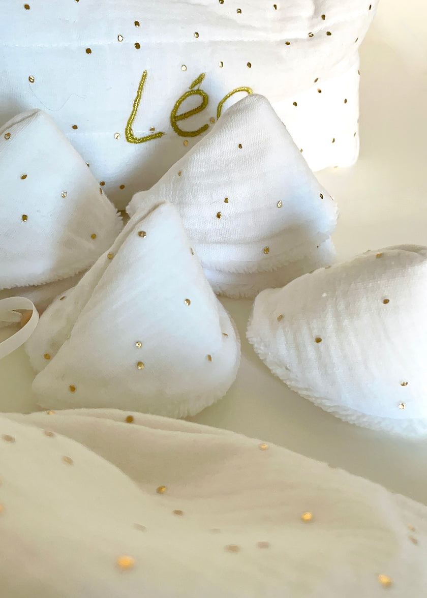 Lot de 6 tipis pare-pipi blanc