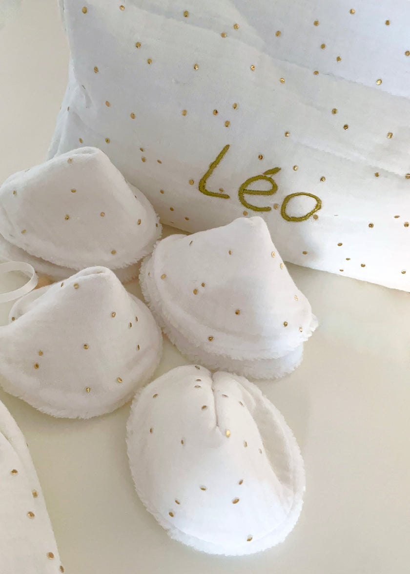 Lot de 6 tipis pare-pipi blanc