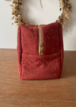 Trousse de toilette rose thé doré