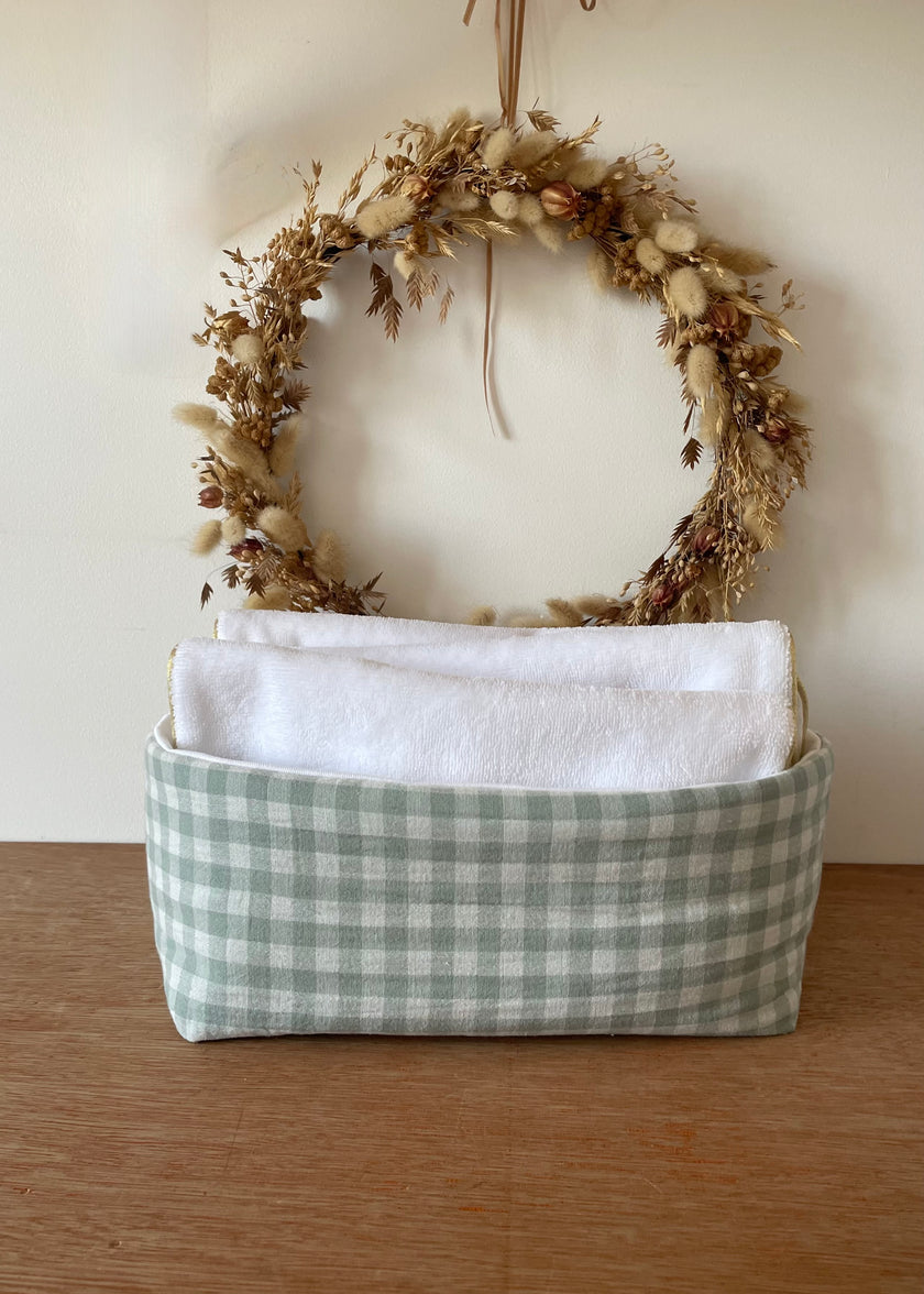Panier de rangement Vichy