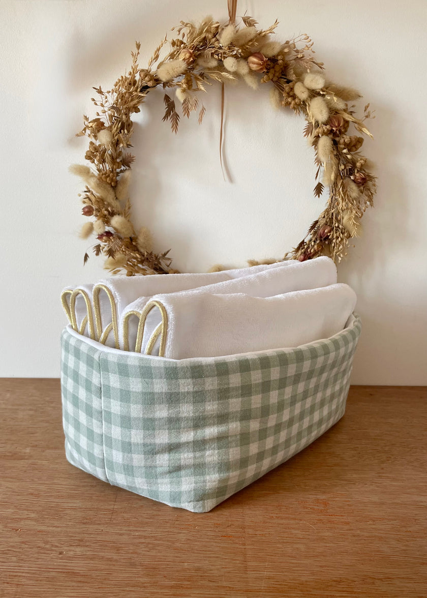 Panier de rangement Vichy