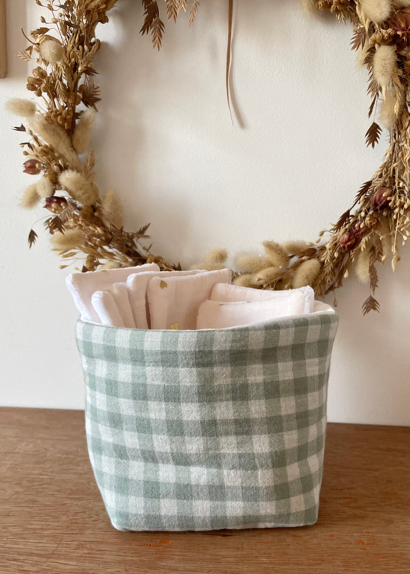 Panier de rangement Vichy