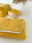 Matelas à langer nomade moutarde doré
