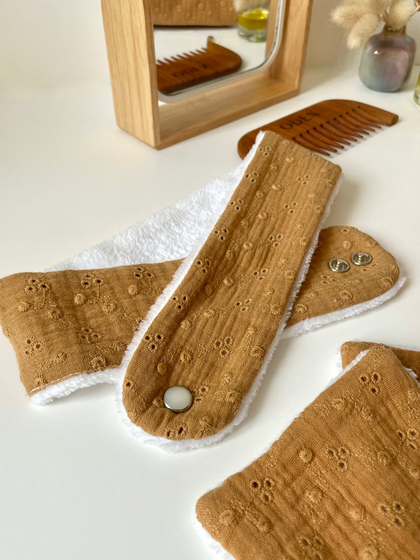 Bandeau de soin Camel brodé Marceau