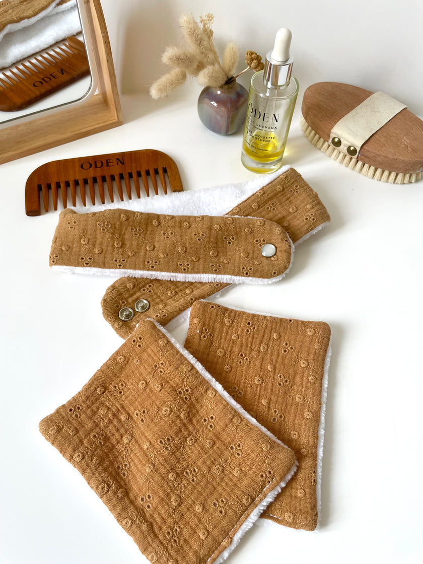 Bandeau de soin Camel brodé Marceau