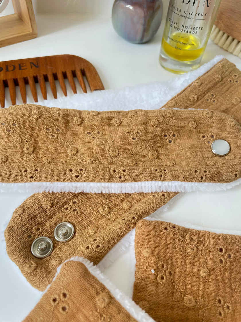 Bandeau de soin Camel brodé Marceau
