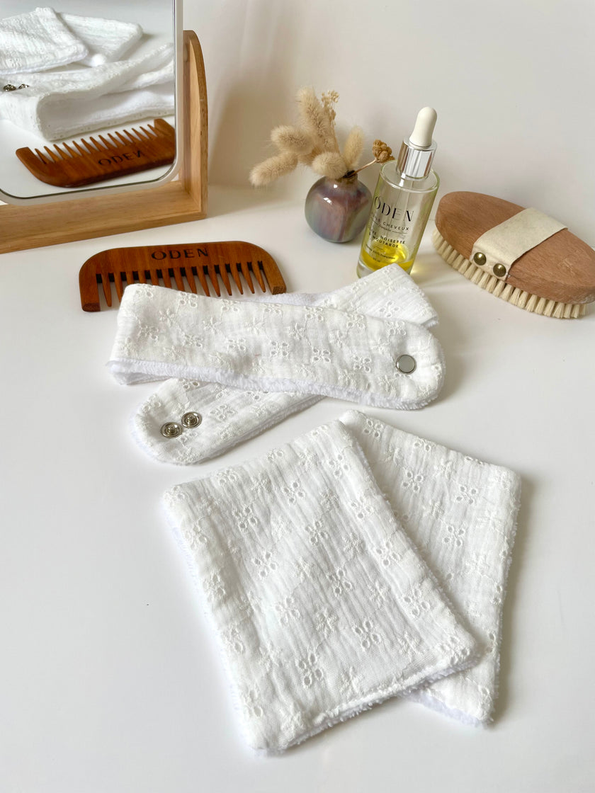 Bandeau de soin Adèle blanc cassé