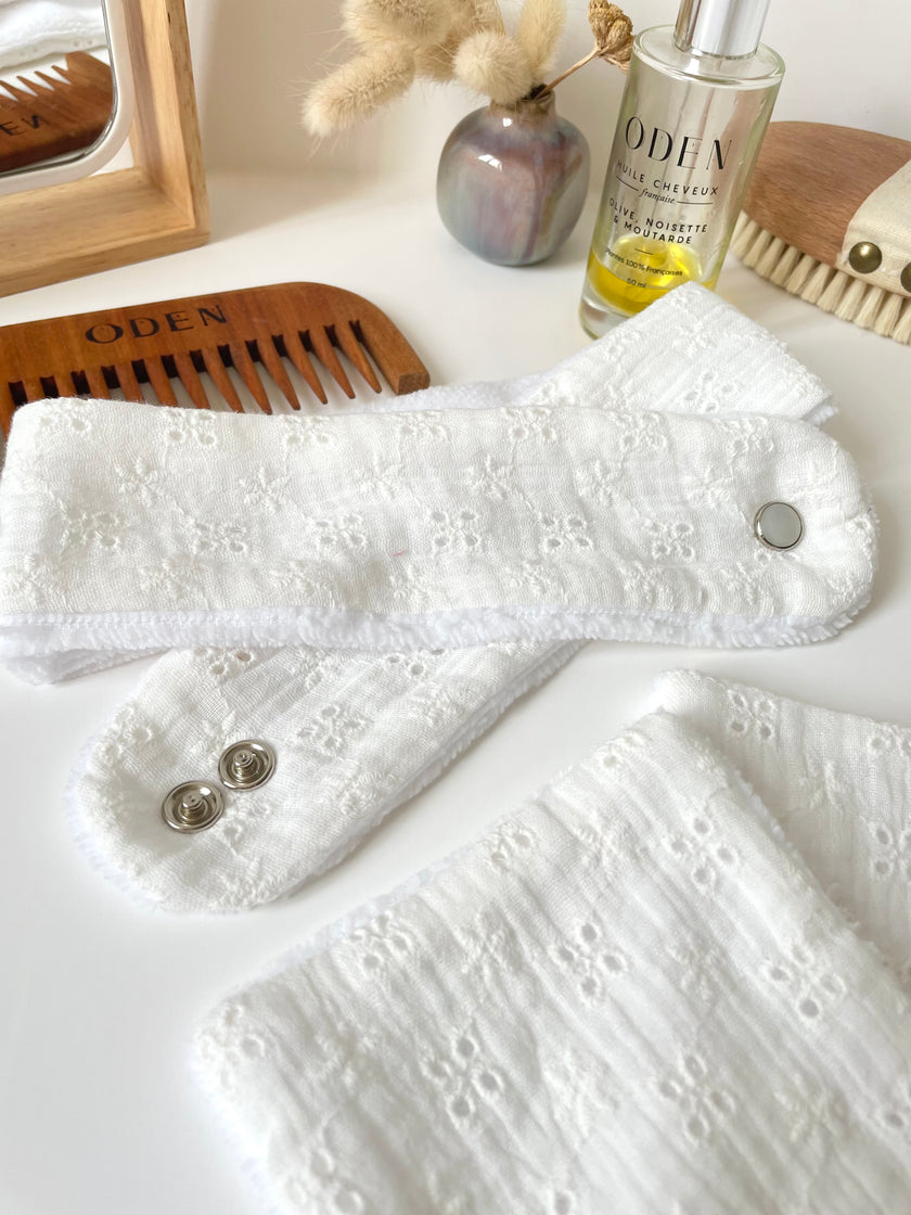 Bandeau de soin Adèle blanc cassé