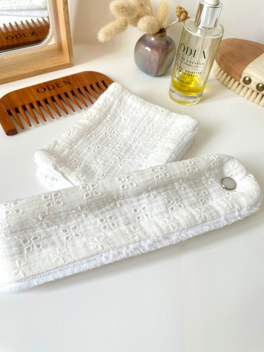 Bandeau de soin Adèle blanc cassé