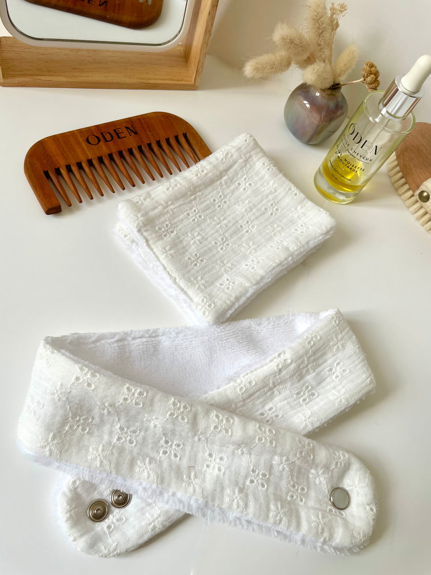 Bandeau de soin Adèle blanc cassé