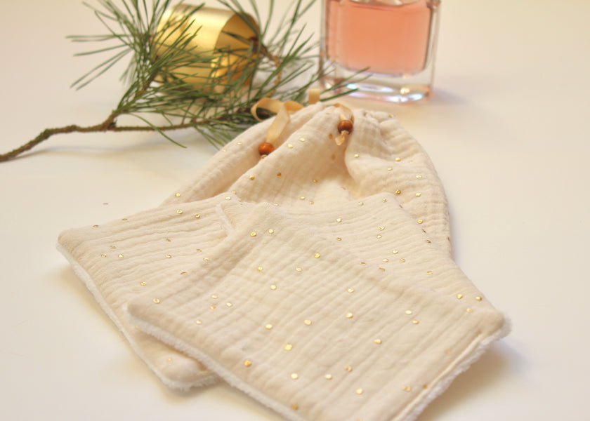 Lot de 7 lingettes visage lavables