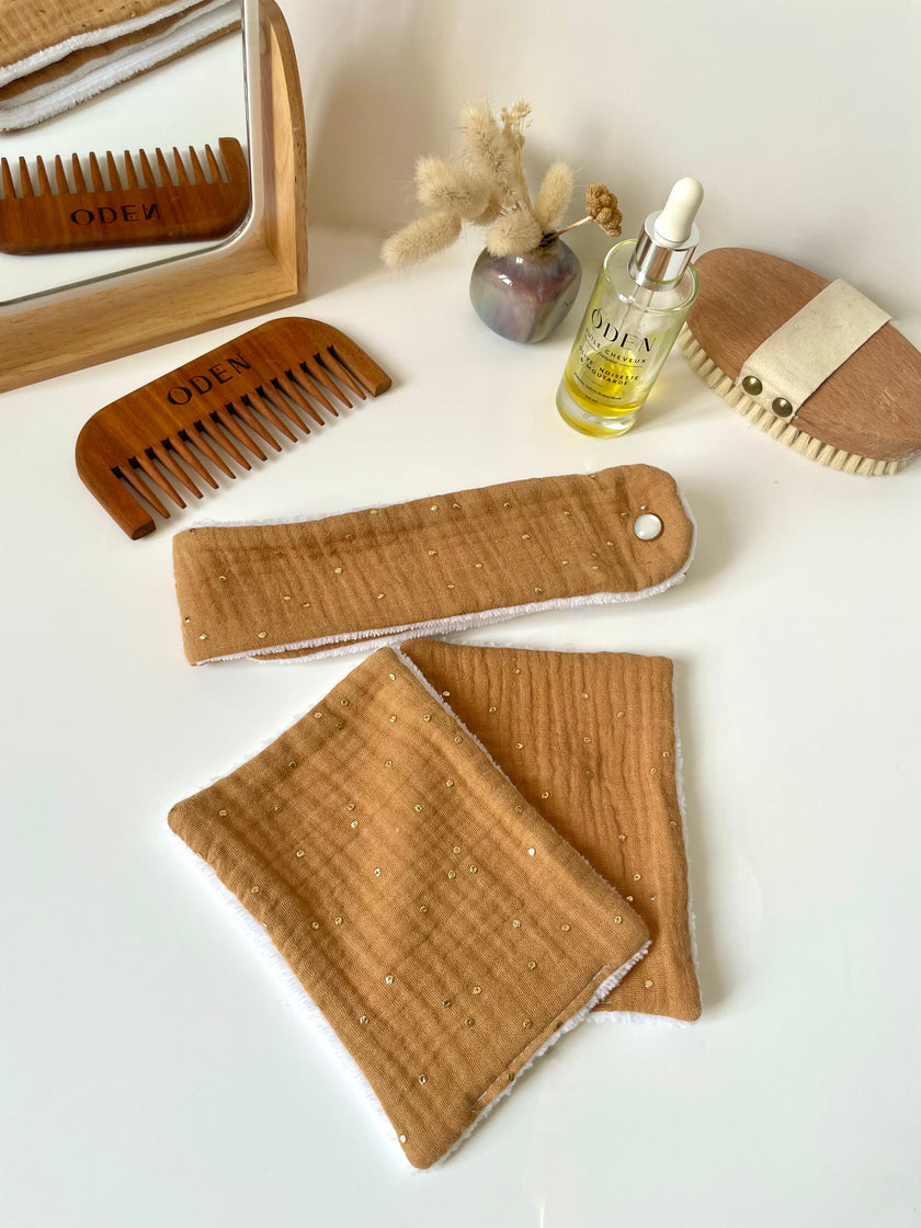 Bandeau de soin beauté camel