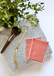Semainier de lingettes démaquillantes terracotta