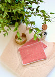 Semainier de lingettes démaquillantes terracotta